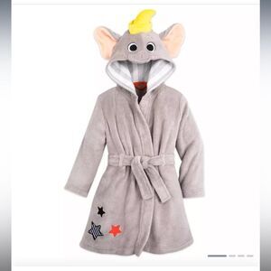 Disney Collection Dumbo Unisex Mid Length Plush Robe Bathrobe Boy Girl